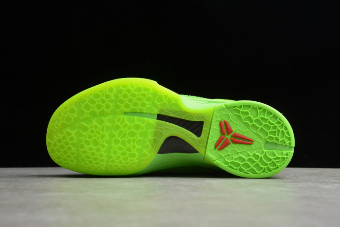 kobe 6 protro grinch green apple/volt/crimson/black cw2190-300