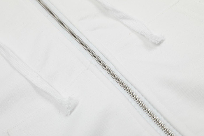 Chrome Hearts Horseshoe Floral Zip Up Hoodie KE816