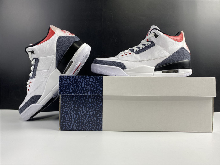 air jordan 3 se denim fire red(janpan version) cz6433-100