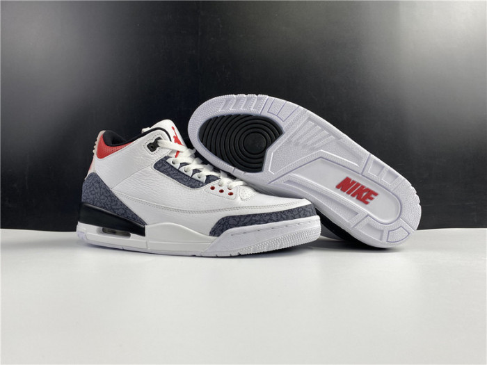 air jordan 3 se denim fire red(janpan version) cz6433-100