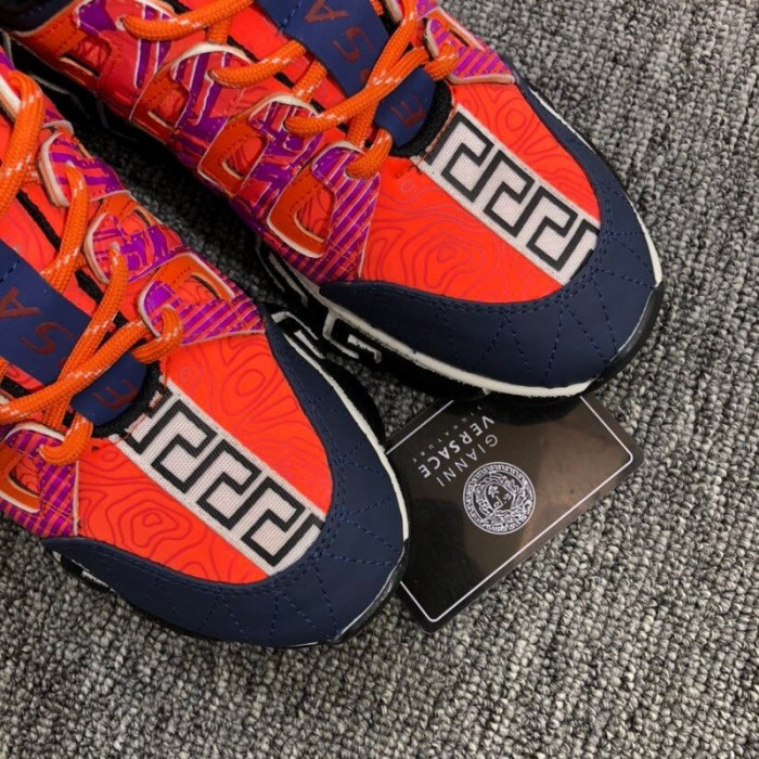 vse chain reaction orange sneaker