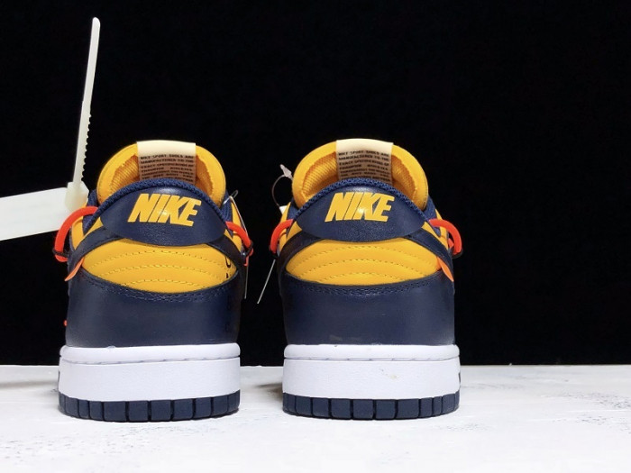 nike dunk low off-white michigan - ct0856-700