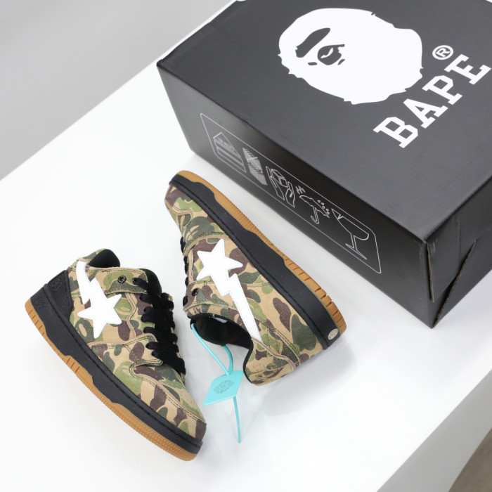 a bathing ape bape sk8 sta abc camo green ba11025