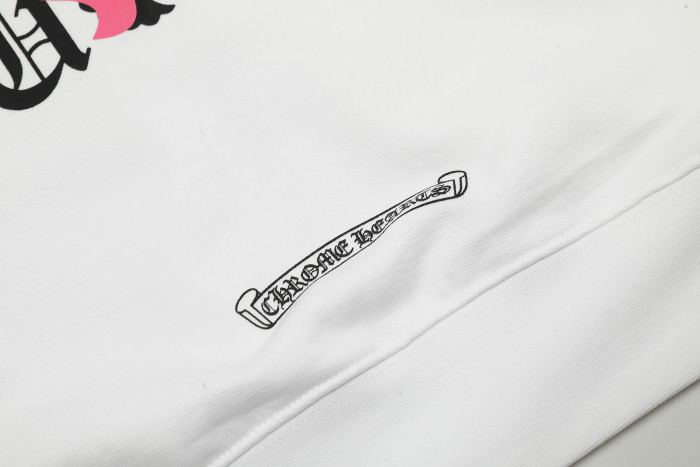 Chrome Hearts Horseshoe Floral Zip Up Hoodie KE816