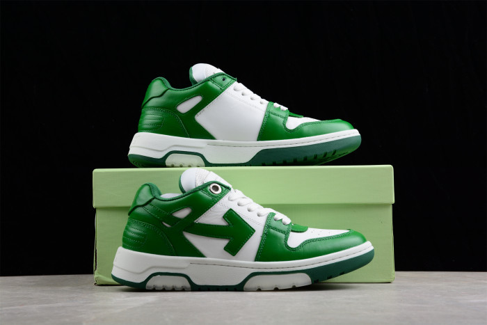 out of office low-top leather sneakers