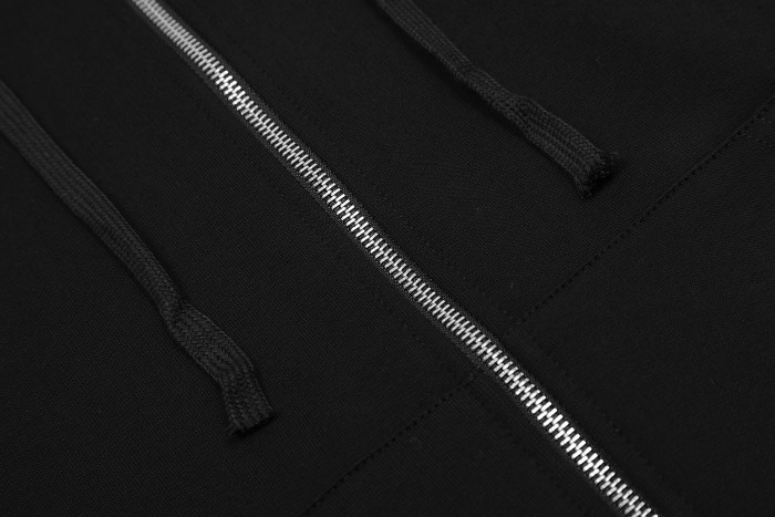 Chrome Hearts Horseshoe Floral Zip Up Hoodie KE821